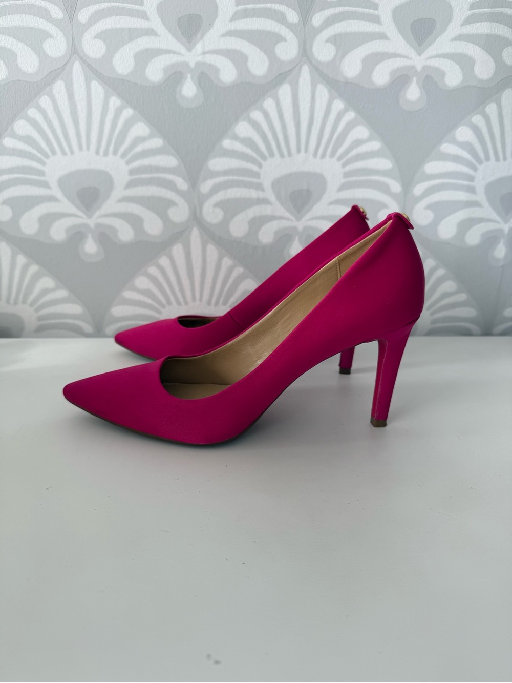 Michael Kors Fuchsia Pointed-Toe Stiletto Pumps